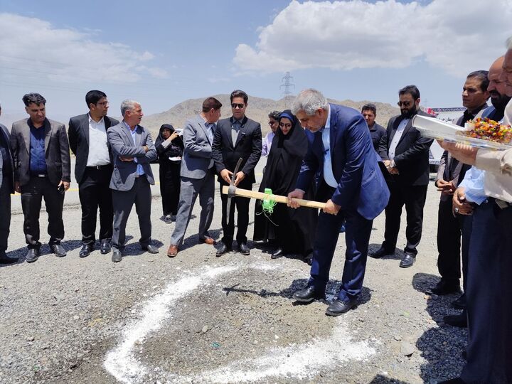 پروژه بلوار ورودی شهر جبالبارز کلنگ‌زنی شد