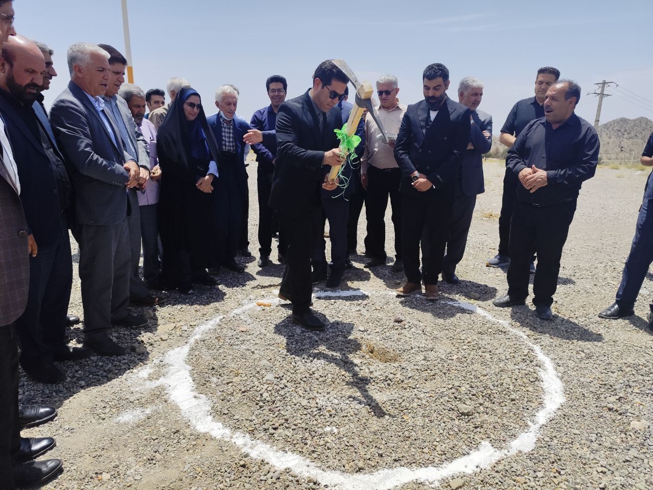 پروژه بلوار ورودی شهر جبالبارز لنگزنی شد