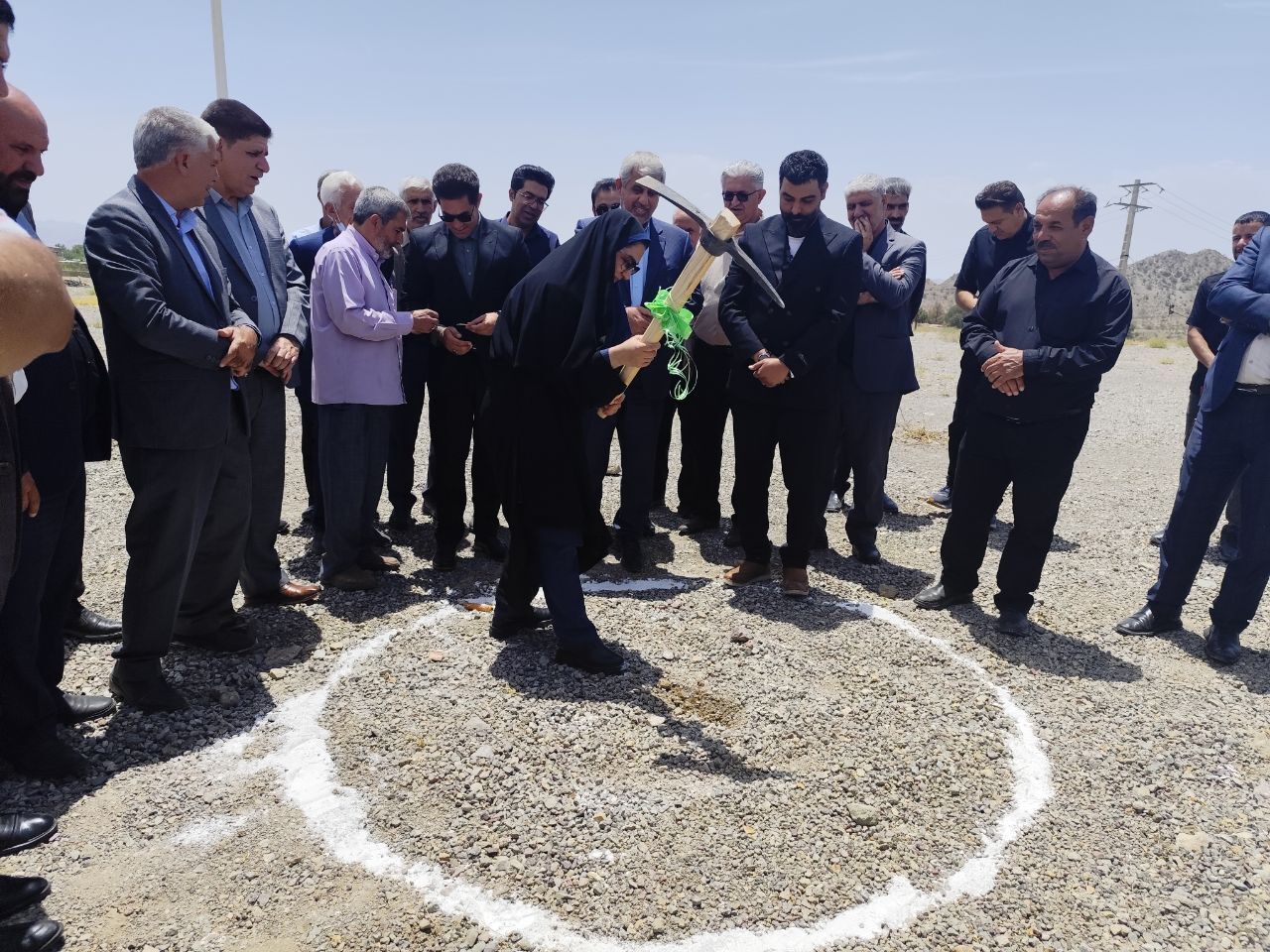 پروژه گردشگری ـ تفریحی پل معلق و زیپ لاین جبالبارز کلنگ زنی شد