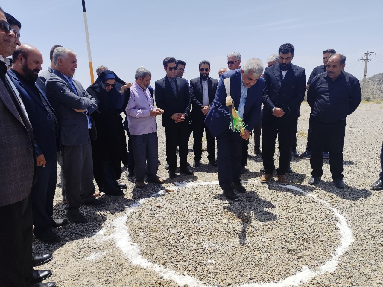 پروژه گردشگری ـ تفریحی پل معلق و زیپ لاین جبالبارز کلنگ زنی شد