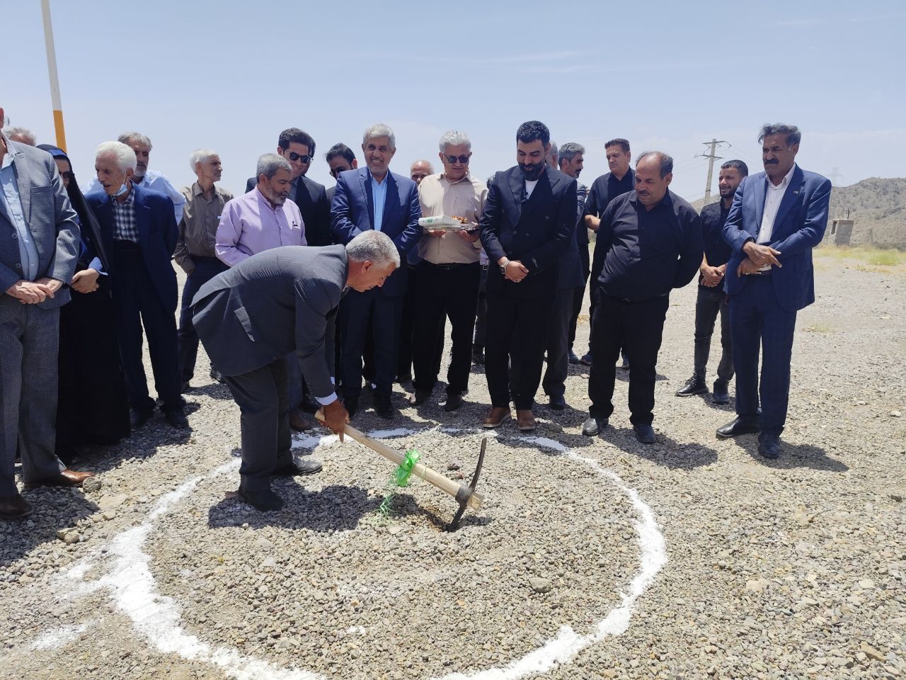 پروژه گردشگری ـ تفریحی پل معلق و زیپ لاین جبالبارز کلنگ زنی شد