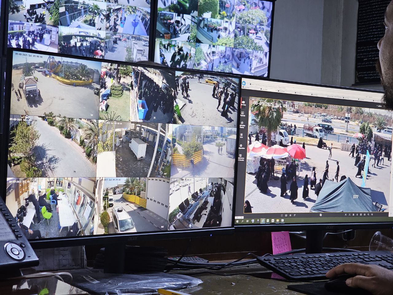 نصب ۱۶۸ دوربین در محور بابل-کربلا برای تأمین امنیت زائران حسینی