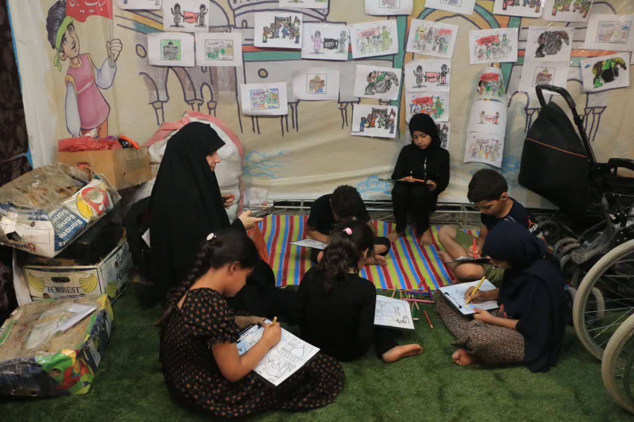 روایتی از عاشقانه‌های اربعین در موکب نور الزهرا (س) رشت