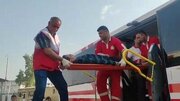 انتقال ۷ زائر مصدوم از بیمارستان الحسین کربلا به مرز مهران