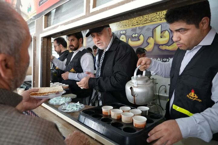 مواکب حسینی تا ۲۸ صفر (۳۱ مرداد ماه) در شلمچه مستقر هستند