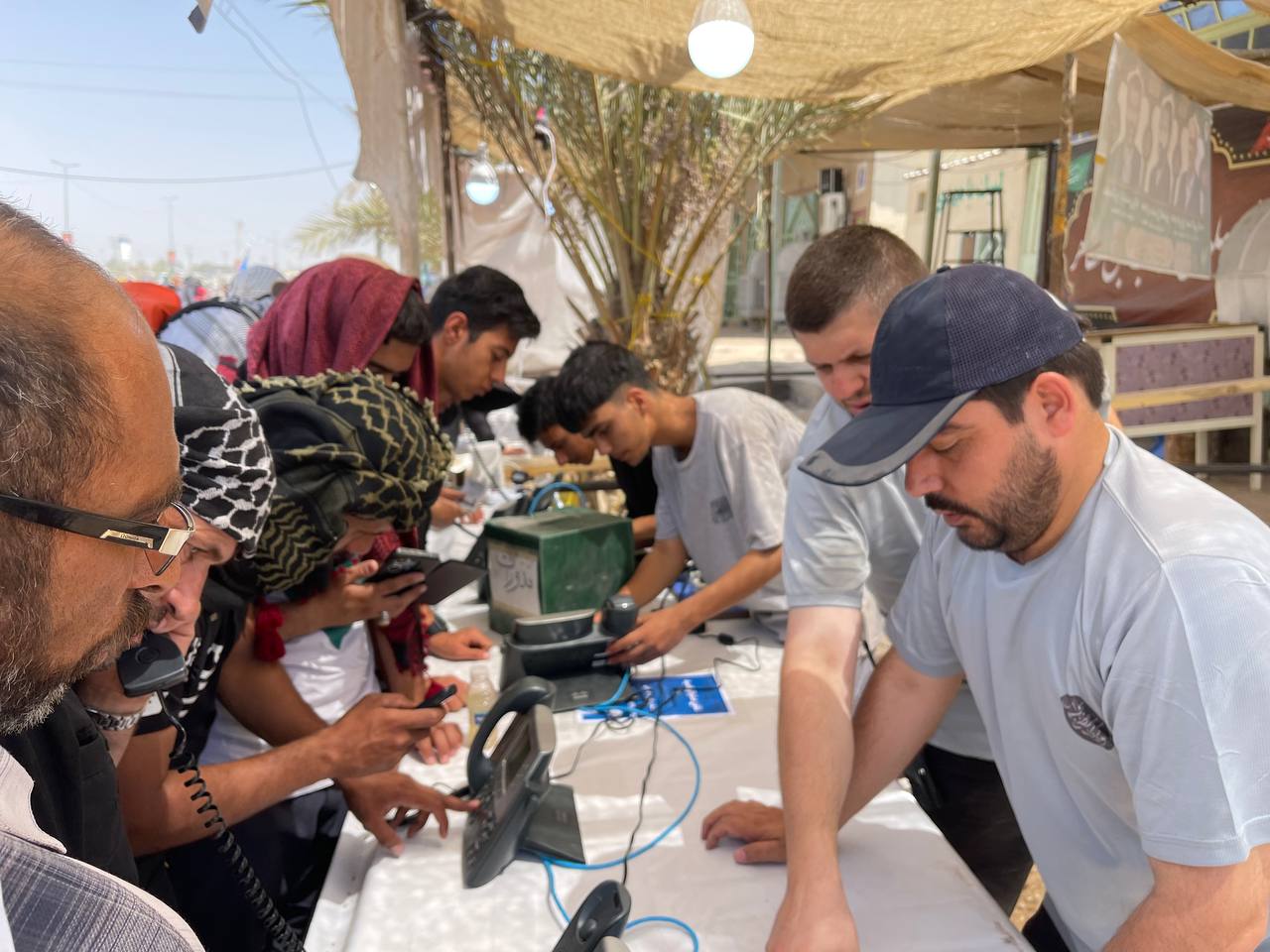 موکبی با همت خدام شیعه و سنی تالش بزرگ