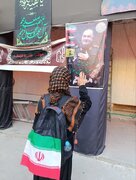 موکب مسجد جامع براثا در کاظمین با تصاویر شهدای مقاومت متبرک شد