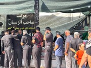 نمایی از فعالیت‌های موکب صاحب الزمان(عج) آستانه اشرفیه در کربلا