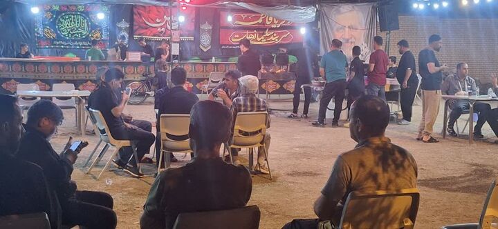 خلق لحظه‌های ناب اربعینی توسط جوانان کانون فاطمیون