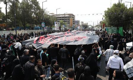 سنگتمام بچههای مسجد برای جاماندگان اربعین