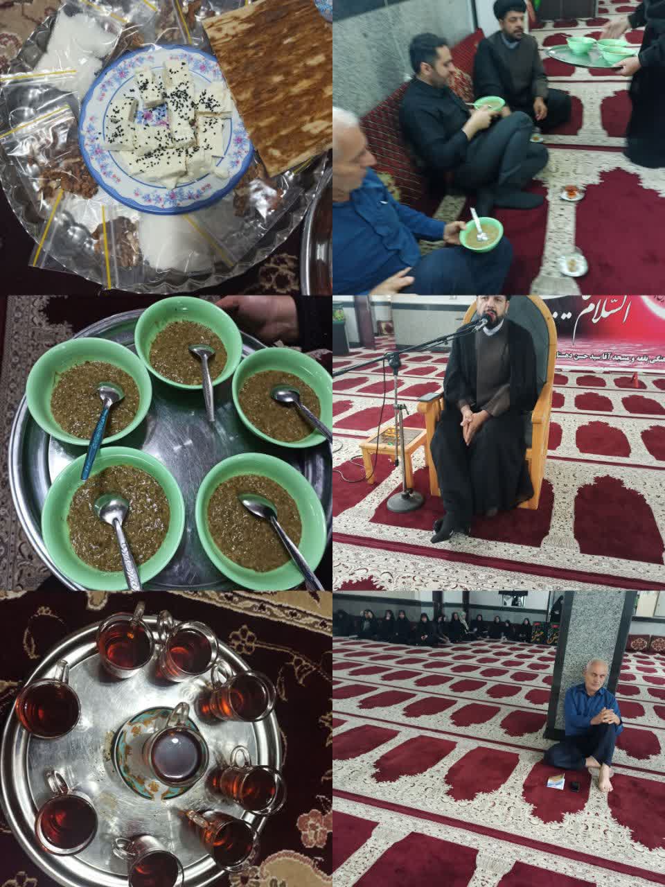 مراسم جامانده‌های قافله اربعین در کانون فاطمه زهرا(س) دارسازی