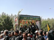 پیاده روی جاماندگان اربعین در بیرجند با یک مهمان ویژه