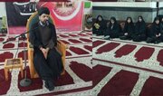 مراسم جامانده‌های قافله اربعین در کانون فاطمه زهرا(س) دارسازی