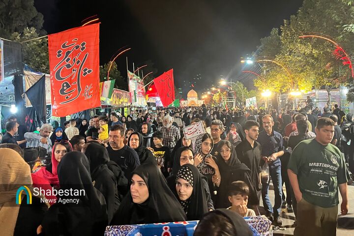 تجلی عشق حسینی در خیابان اربعین گرگان