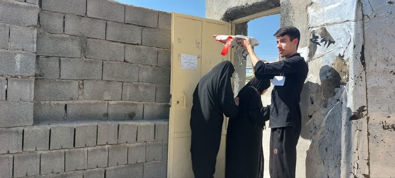 جوانان مسجد شهید عاصمی کرمانشاه، خادمان بی‌ادعای اربعین هستند