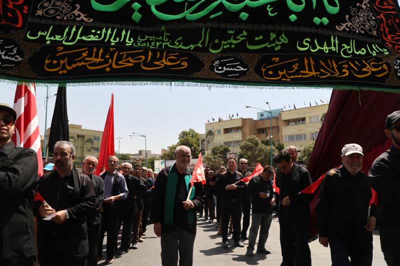 قدم‌های جا مانده و دل‌های عاشق همدانی‌ها تا کربلا پر کشید