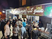 موکب احمد ابن اسحاق(ره) بصورت شبانه روزی در خدمت زوار اربعین حسینی