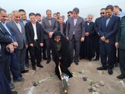 کلنگ کارخانه فروکروم در جیرفت به زمین زده شد