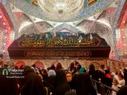 حرم مطهر امام علی علیه السلام در شام اربعین عراق