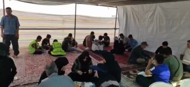 موکب شهدای بشیوه؛ تجلی عشق و همدلی اهالی روستای آینه در مسیر کربلا