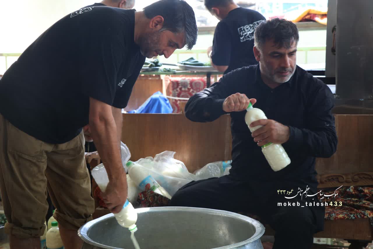 جلوه های از مشایه اربعین موکب پیامبراعظم(ص) تالش در عمود ۴۳۳