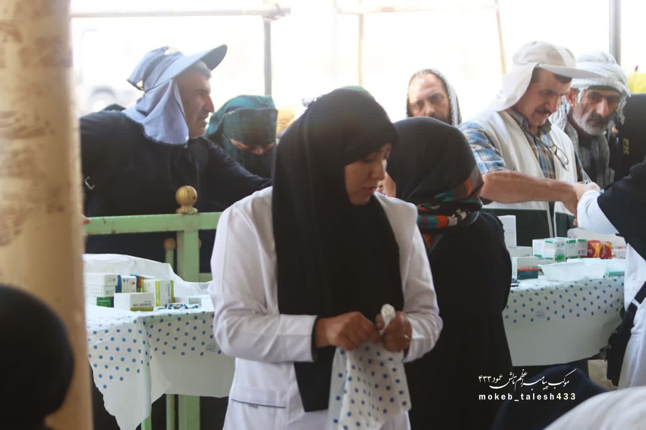 جلوه های از مشایه اربعین موکب پیامبراعظم(ص) تالش در عمود ۴۳۳