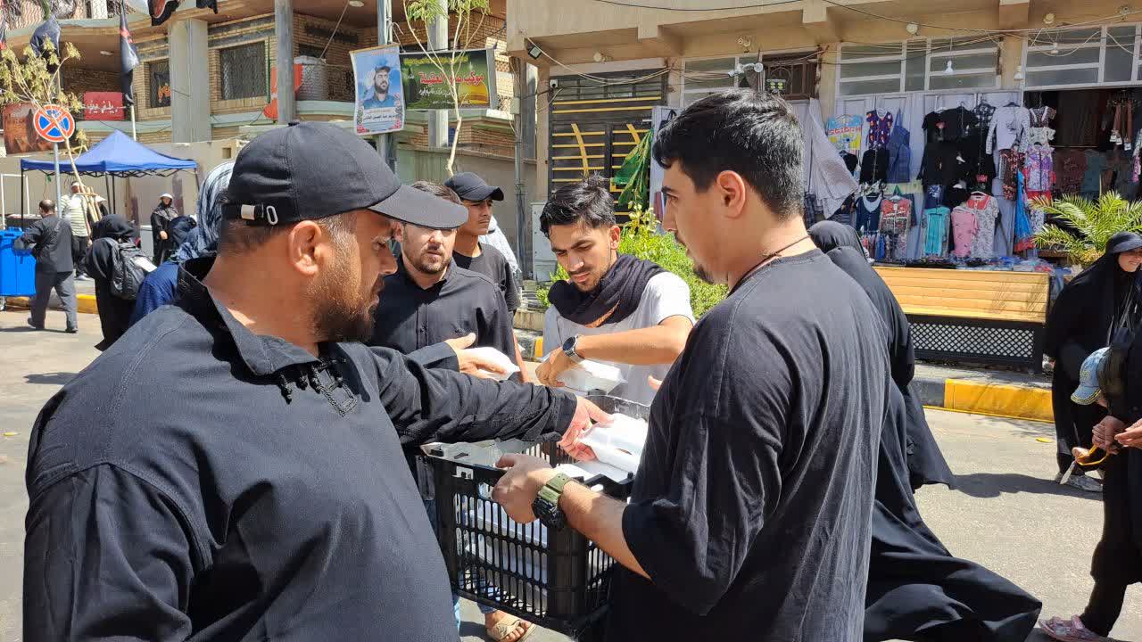 تجلی یاری موکب داران حسینی در کربلا