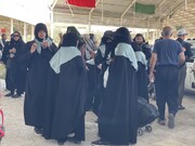 ادامه پذیرایی از زائران اربعین حسینی در مرز خسروی