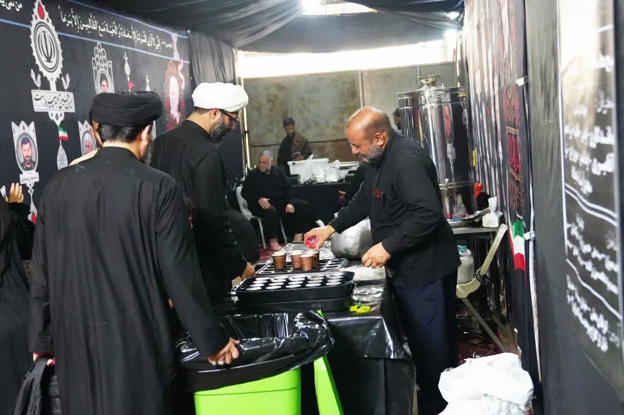 اسکان ۱۴ هزار زائر اربعین در موکب امام رضا(ع)