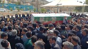 مراسم تشییع شهید رامین صادقی در زاهدان