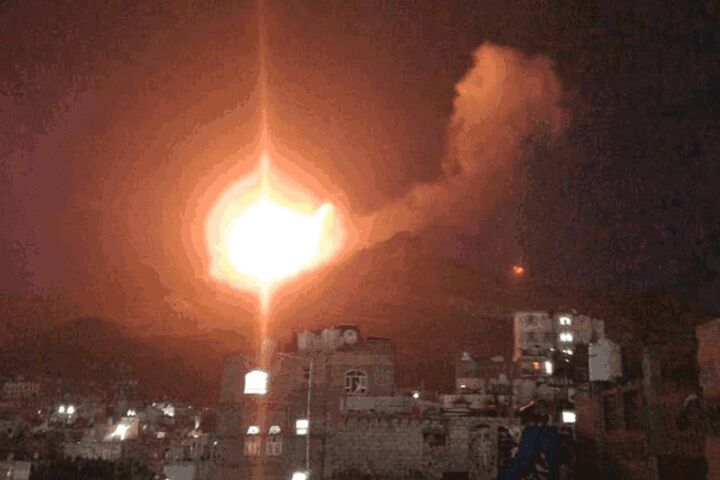 حمله به نیروگاه برق صنعاء