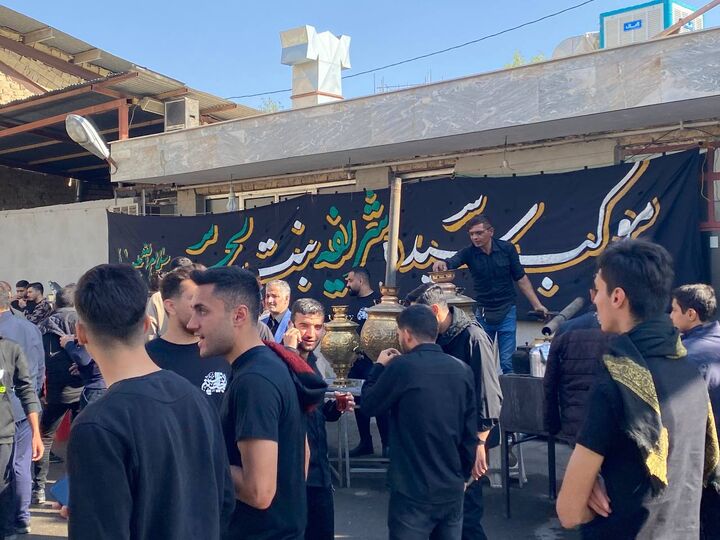 ۱۶ روز خدمت رسانی موکب بی‌بی شریفه یزدانشهر در نجف اشرف