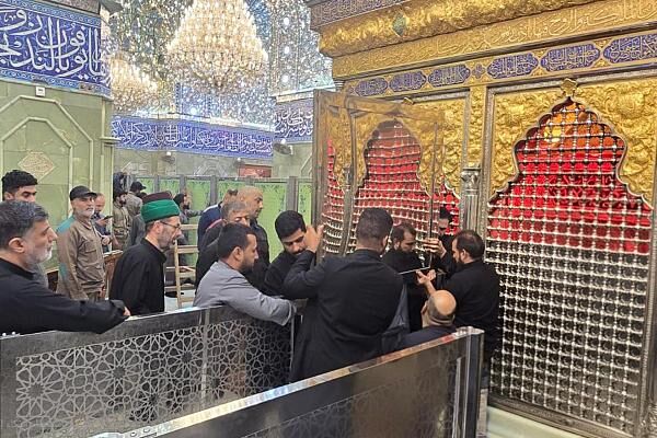 جمع آوری پارتیشن‌های موقت داخل حرم حضرت عباس(ع) + تصاویر