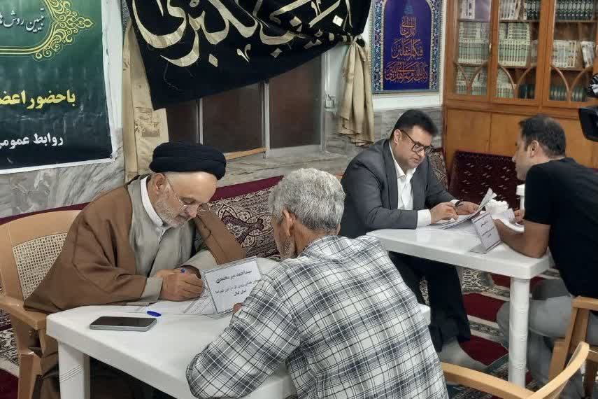 برپایی میز خدمت در مساجد با حضور اعضای شورای قضایی گیلان