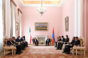 پزشکیان: سیاست قطعی ایران نسبت به ارمنستان تعمیق روابط دوستانه و گسترش همکاری‌ها است