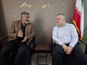 دیدار مسئول سازمان بسیج اصناف با رئیس جدید جهاد کشاورزی هرمزگان