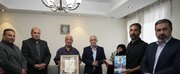 دیدار رییس بنیادشهید با خانواده «شهید کوروش ملایوسفی»