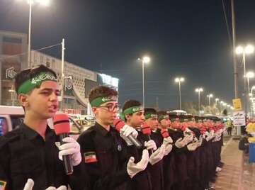 اجرای ۲۰۰ سرود در اربعین توسط بچه‌های مسجدی سبزوار