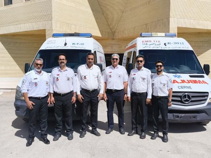 اعزام تیم‌های اورژانس پیش‌بیمارستانی کرمان به مشهد مقدس