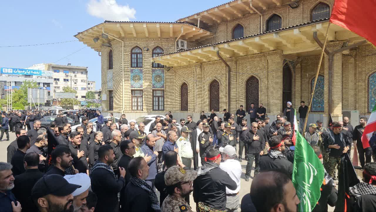 اقامه عزای آلالله در کوچه پس کوچههای رشت