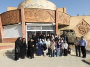 بازدید اعضای کانون ایلام از موزه دفاع مقدس در جریان اردوی فرهنگی ـ تربیتی "ایلام ما"