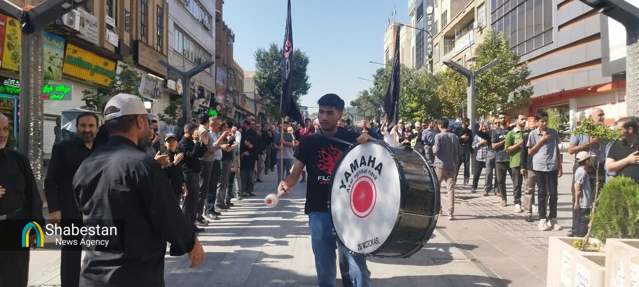 سنندج یکپارچه عزادار پیامبر(ص) و سبط اکبر(ع)/ سوگواریِ ضدصهیونی