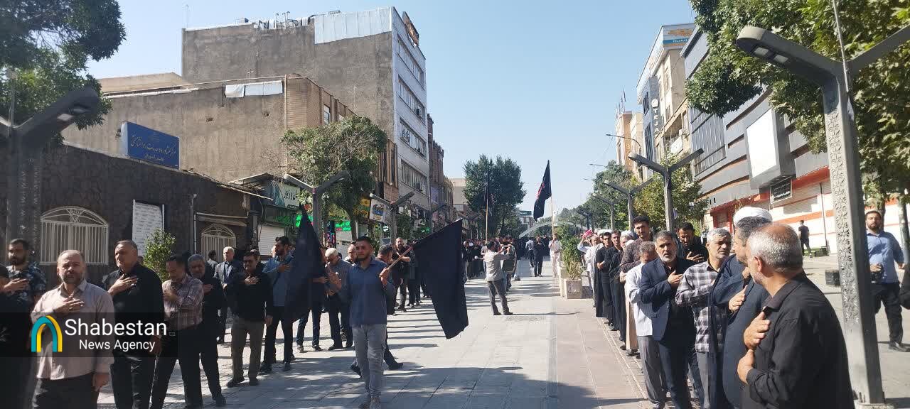 سنندج یکپارچه عزادار پیامبر(ص) و سبط اکبر(ع)/ سوگواریِ ضدصهیونی