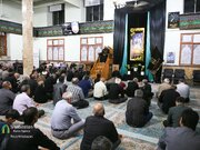 مراسم عزاداری شب شهادت حضرت ثامن الائمه(ع) در مسجد امام رضا(ع) بجنورد