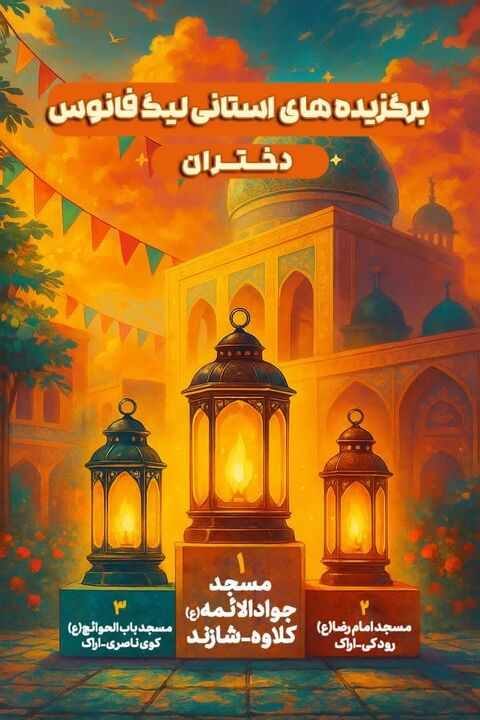 درخشش تیم‌های نوجوان کانون امام جواد شازند در لیگ فانوس 