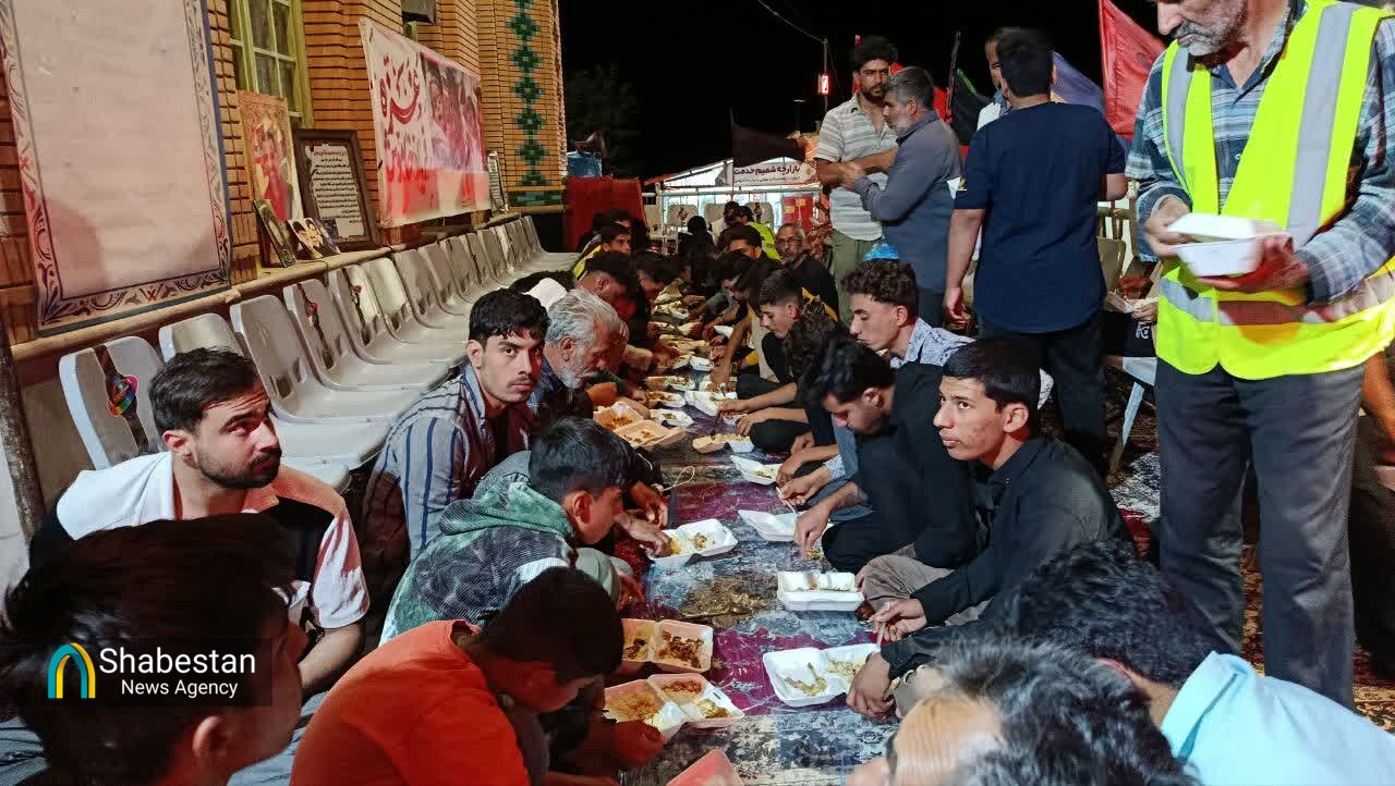 پایان ضیافت میزبانی در امامزاده علوی(ع)