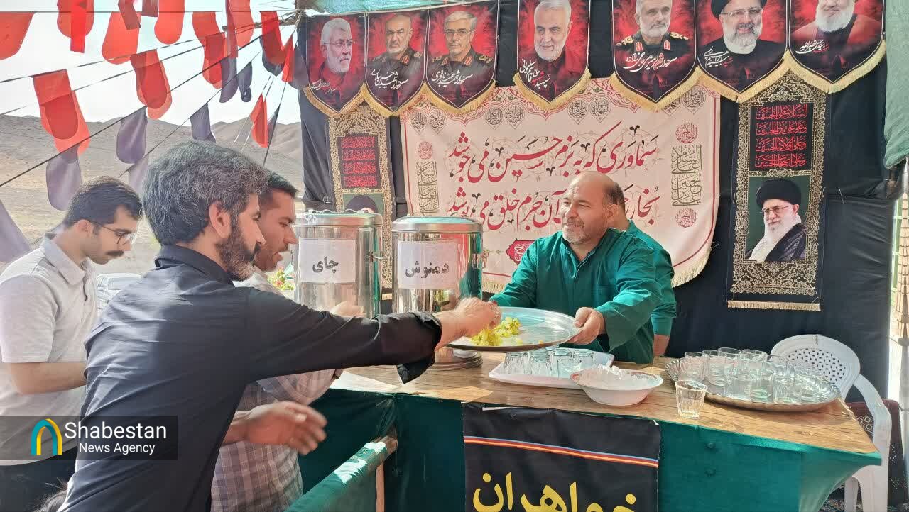 پایان ضیافت میزبانی در امامزاده علوی(ع)