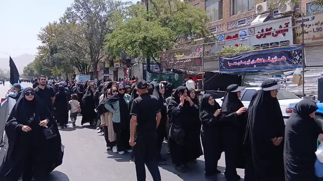 خدمت رسانی موکب سهل ابن علی (ع) شهر آستانه علوی در مشهد مقدس