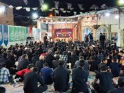 حضور مرجع تقلید در میان نوجوانان مسجدی جهرم