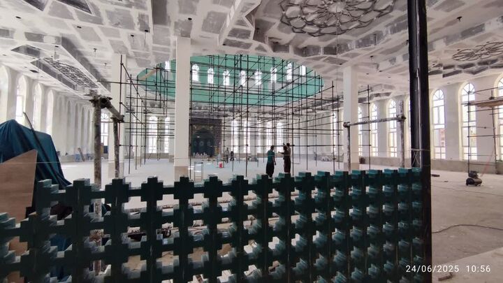 بازسازی مسجد جامع بانه به پایان رسید